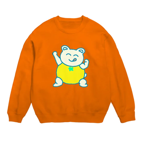 はっさくまのシャキーン Crew Neck Sweatshirt