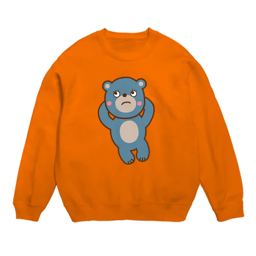 Bふてねくまー Crew Neck Sweatshirt