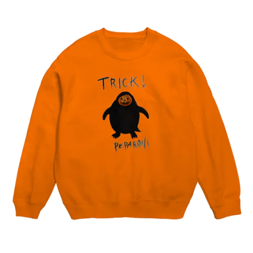 トリックオアトリック　ジャックオーペンギン Crew Neck Sweatshirt