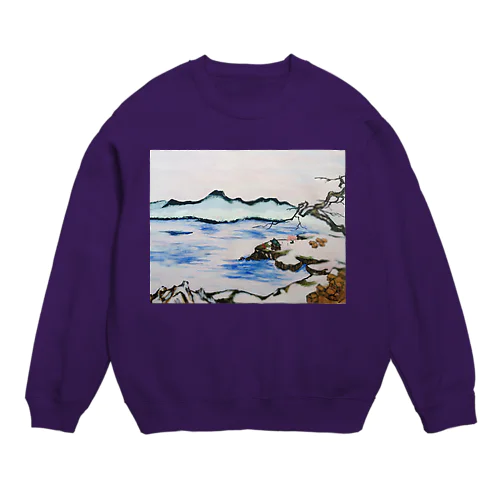 過去の中の影に - 内海と狩野派: In The Shadow Of The Past - Utsumi And Kano School Crew Neck Sweatshirt