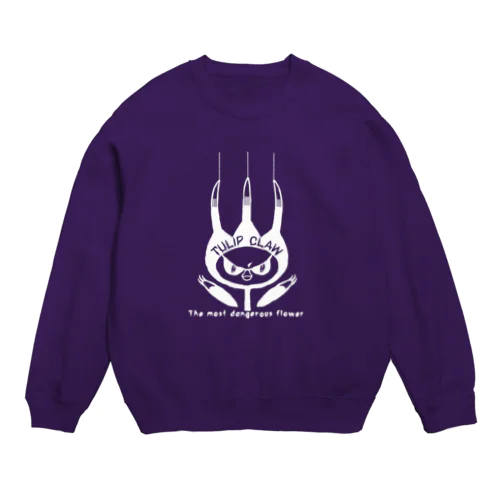 鉤爪チューリップ（濃色用） Crew Neck Sweatshirt