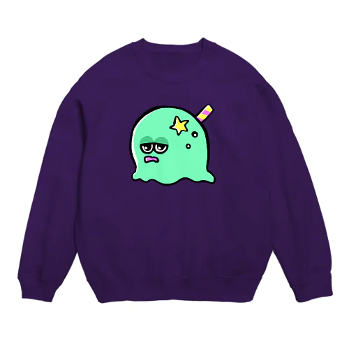 ゆるだらモンスター Crew Neck Sweatshirt