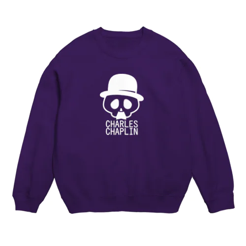 チャールズ・チャップリンスカル ホワイト Crew Neck Sweatshirt