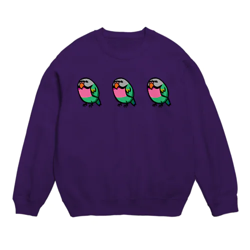 ダルマインコのカゲトラさん（ギョリギョリ・トリオ） Crew Neck Sweatshirt