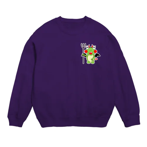 ハロウィン　コウモリママ  Crew Neck Sweatshirt