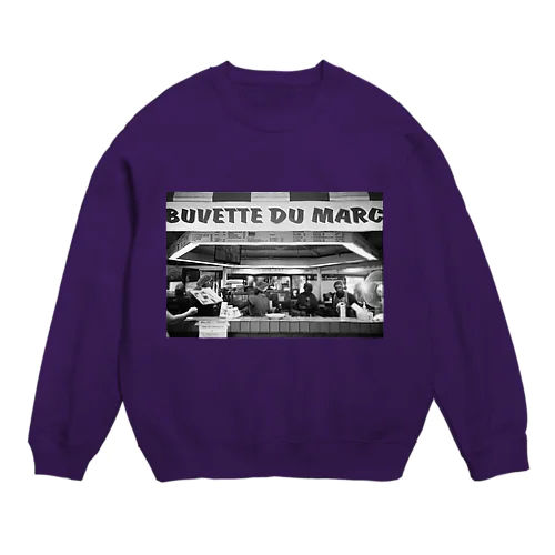 marche mono purple, red, and blue Crew Neck Sweatshirt