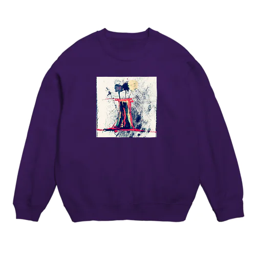 花 Crew Neck Sweatshirt