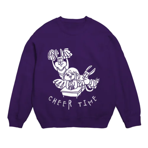 全力でバニーに応援される15歳のサゲスミン王子 Crew Neck Sweatshirt