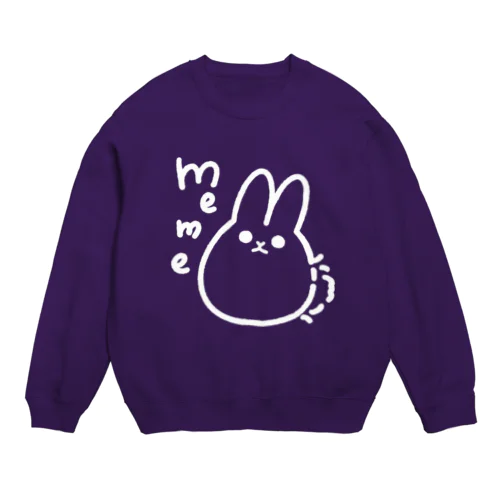 うさぎのmeme Crew Neck Sweatshirt