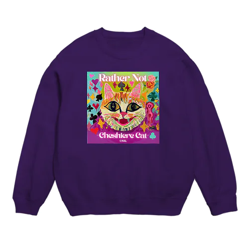 チェシャーキャット Crew Neck Sweatshirt