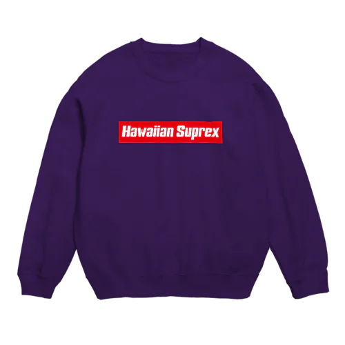 Hawaiian Suprex Box Logo Crew Neck Sweatshirt