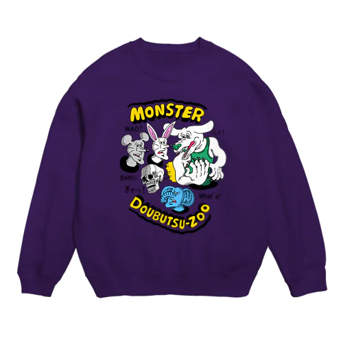 MONSTER DOUBUTSU-ZOO Crew Neck Sweatshirt