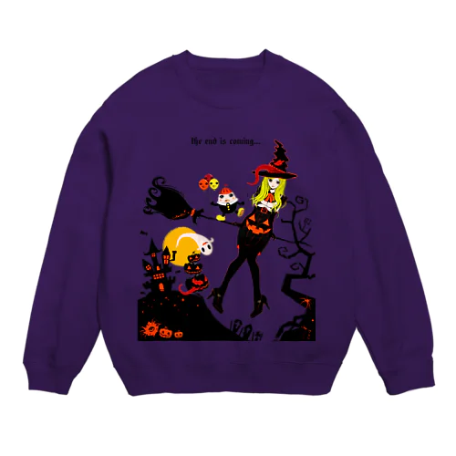 ALICE THE END ハロウィンのアリスドール Crew Neck Sweatshirt