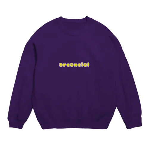 ロゴスウェット/パープル Crew Neck Sweatshirt