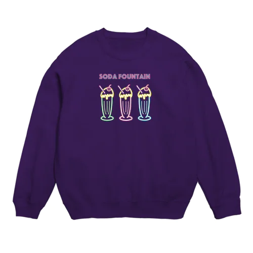 ネオン感たっぷり！SODA FOUNTAIN  Crew Neck Sweatshirt