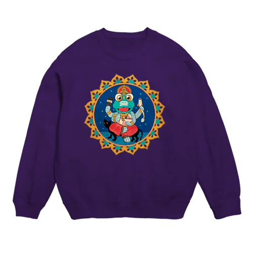 曼荼羅屋のガターシャ様 Crew Neck Sweatshirt