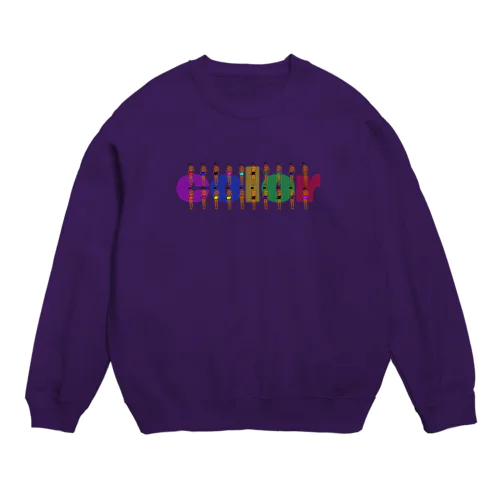 カラフルパンツ Crew Neck Sweatshirt