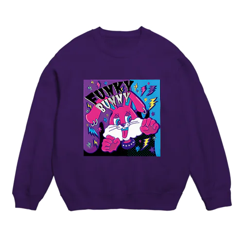 ふぁんきーばにー Crew Neck Sweatshirt