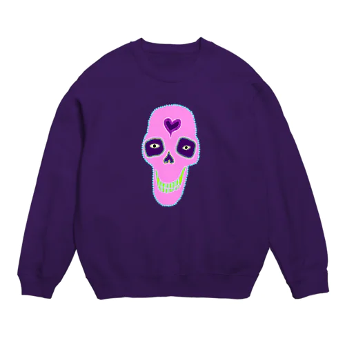 どくろ Crew Neck Sweatshirt