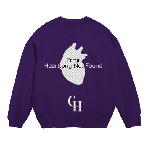 Heart.png Not Faund Crew Neck Sweatshirt