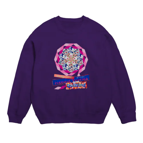 パッチワークな世界 Crew Neck Sweatshirt