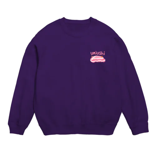 シロタスキウミウシ Crew Neck Sweatshirt