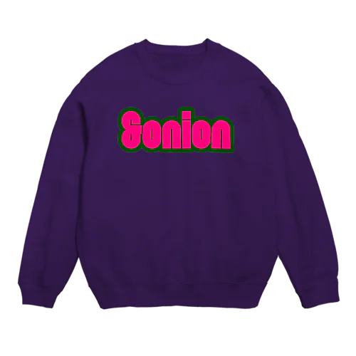 ピンクグリーン オニオン Crew Neck Sweatshirt