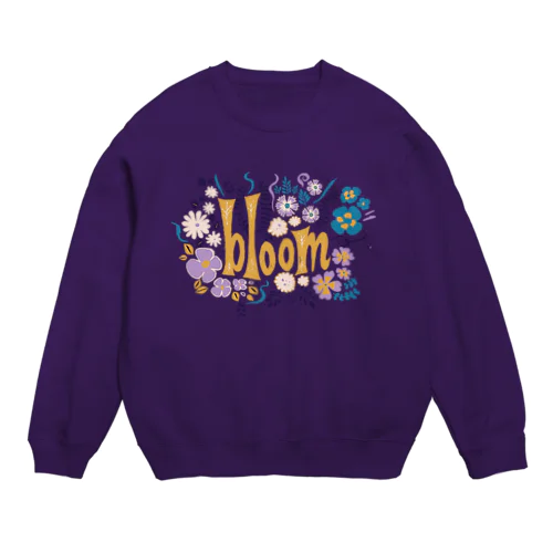 🌸 満開の花束（トロピカル） Crew Neck Sweatshirt