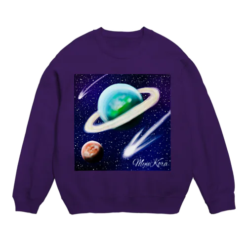 宇宙のどこか Crew Neck Sweatshirt