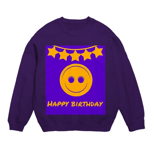 誕生日おめでとう Crew Neck Sweatshirt
