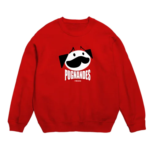 PUGNANDES～プリングルズ風パロディ・デザイン～ Crew Neck Sweatshirt