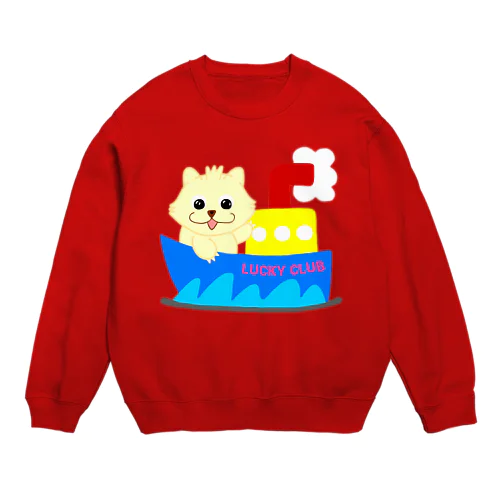 船乗りラッキーちゃん Crew Neck Sweatshirt