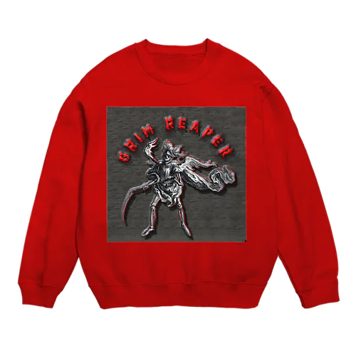 Grim Reaperー鎧を着た死神 Crew Neck Sweatshirt