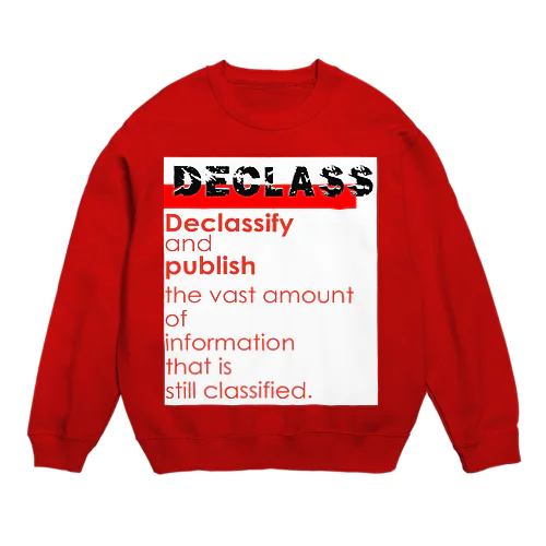 DECLASSーⅡ Crew Neck Sweatshirt