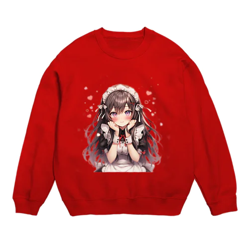 AIメイドカフェ　ジュンちゃん Crew Neck Sweatshirt