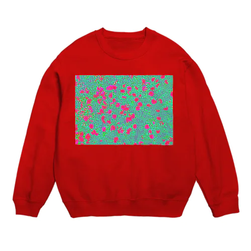 Flower Flower Flower Crew Neck Sweatshirt