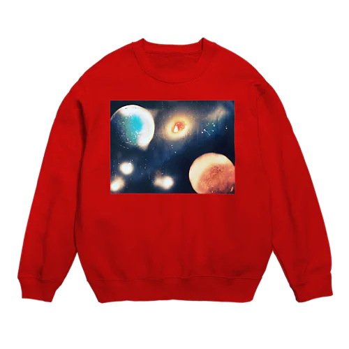 原始宇宙創造 Crew Neck Sweatshirt