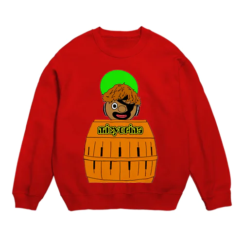 micyorina 「みちょ髭危機一髪」 Crew Neck Sweatshirt