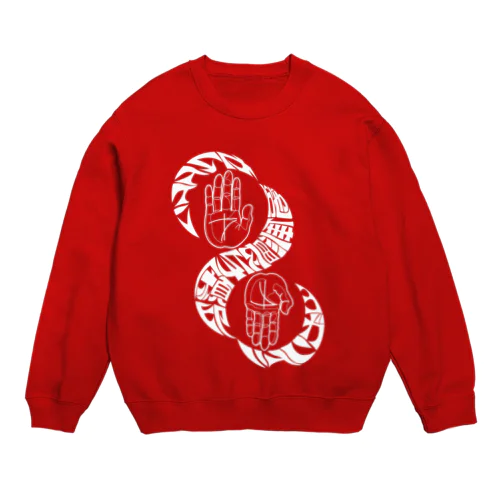 施無畏与願印 Crew Neck Sweatshirt