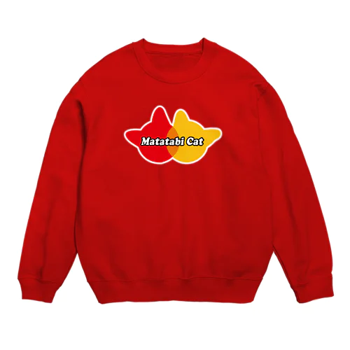 またたびキャット Crew Neck Sweatshirt