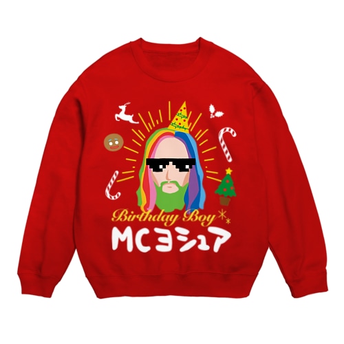 MCヨシュア アグリーセーター風(暖色用) スウェット Crew Neck Sweatshirt
