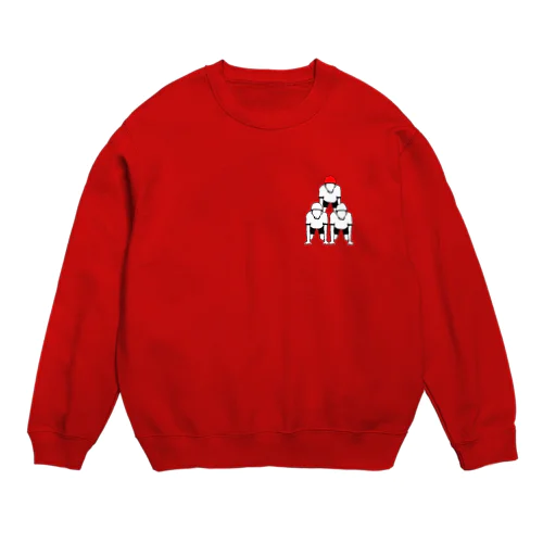 組体操（ピラミッド） Crew Neck Sweatshirt