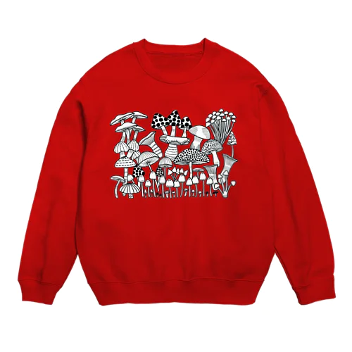 きのこ大会 Crew Neck Sweatshirt