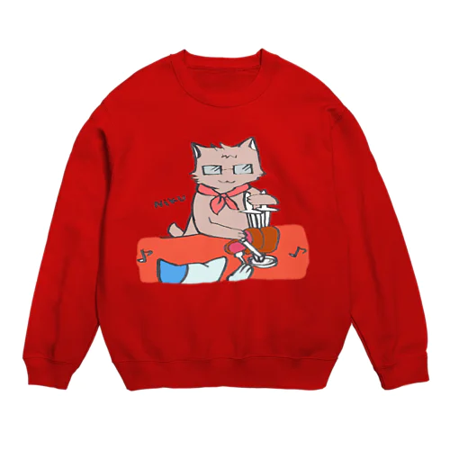 さくらんぼねこコレクション2 Crew Neck Sweatshirt