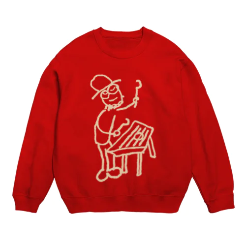 ダルシマン-pink- Crew Neck Sweatshirt