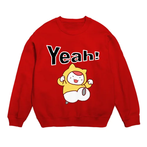 ひっぷほっぷねこくん Crew Neck Sweatshirt