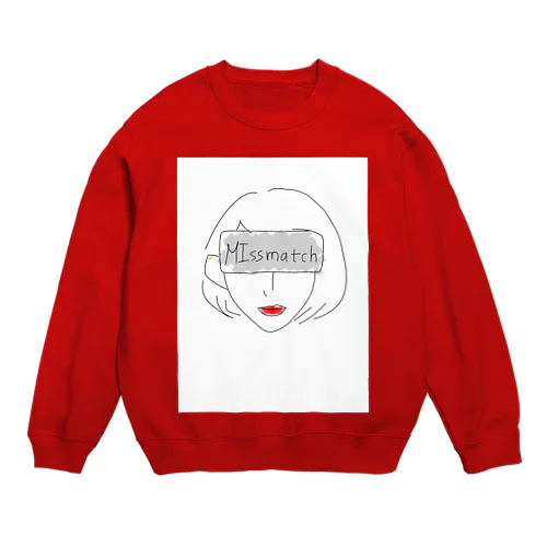 MIssmatch Crew Neck Sweatshirt