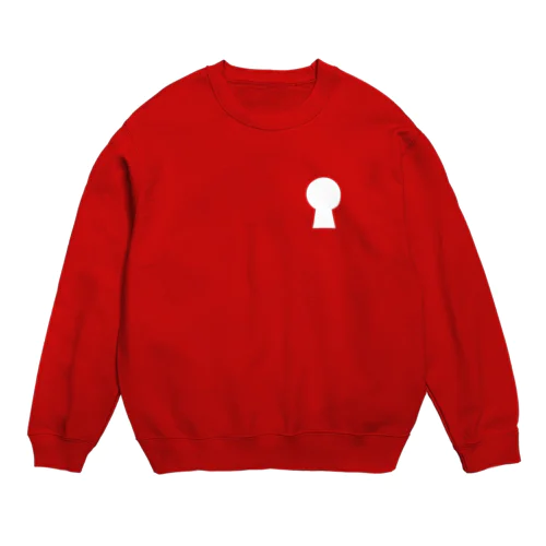 前方後円墳（白） Crew Neck Sweatshirt