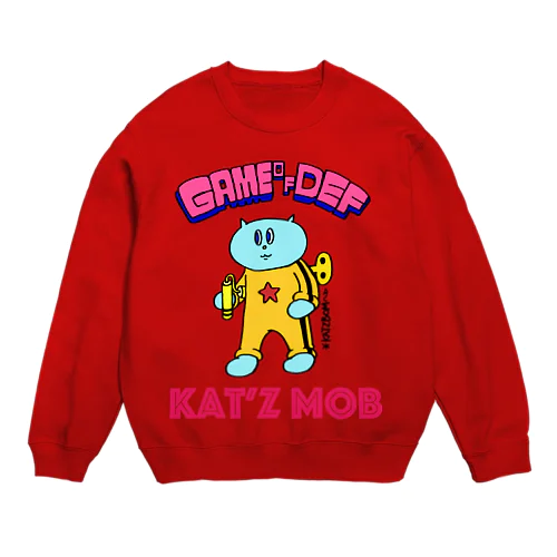 カンフーネジネコ Crew Neck Sweatshirt