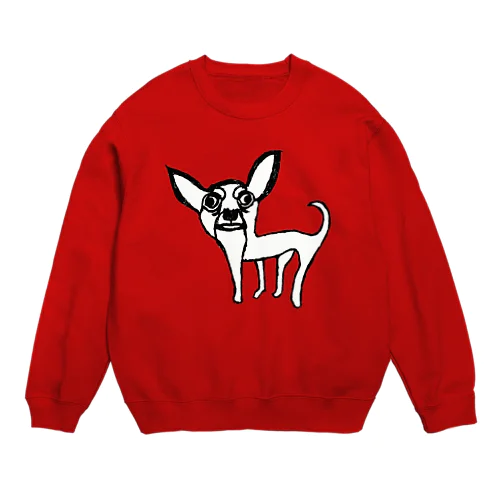 テカテカチワワくん Crew Neck Sweatshirt